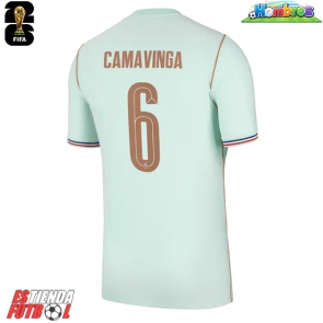 Francia Eduardo Camavinga #6 Segunda Equipación Mundial 2026 Manga Corta